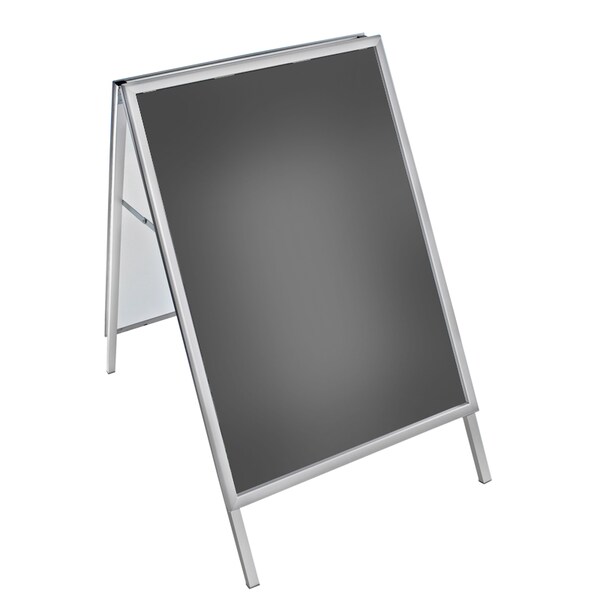 Large Silver Snap Open A-Frame Sign 30"x 40"